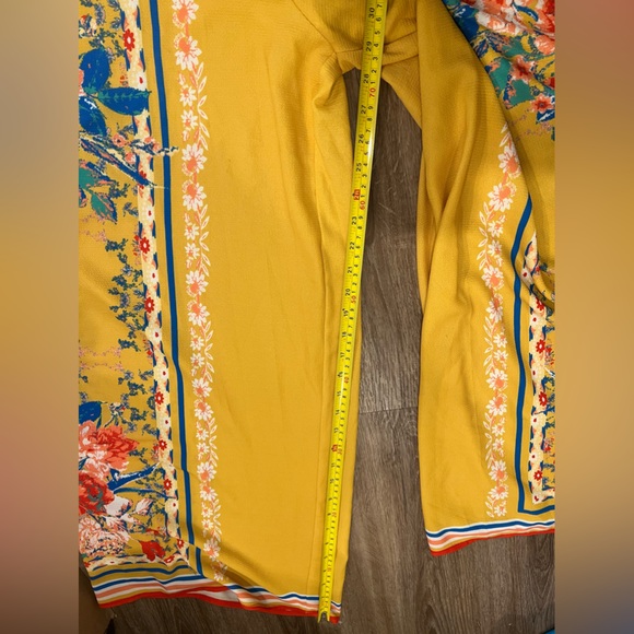 Flying Tomato Yellow Boho Printed Jumpsuit - Picture 8 of 12